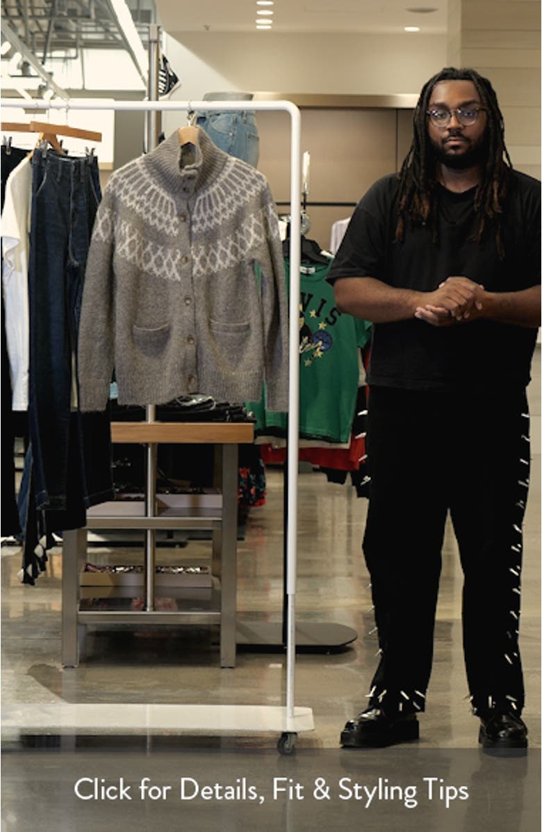 Louie Fair Isle Cardigan, sales video thumbnail