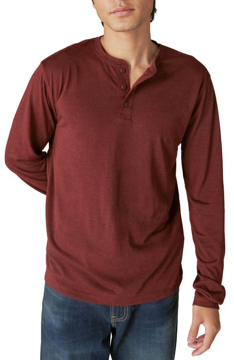 Long Sleeve Henley Shirt