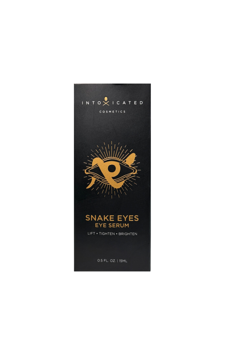 Intoxicated Cosmetics Snake Eyes | Eye Serum | 0.5 fl.oz/15 mL - Lifting Formula for Daily Moisture and Eye Contour, Main, color, NO COLOR