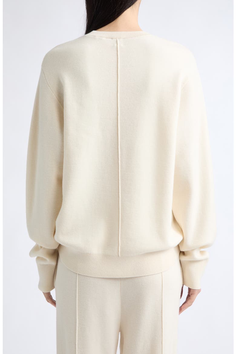 Crewneck Sweater, Alternate, color, ECRU