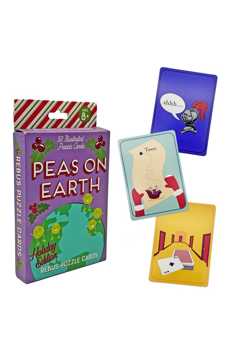 Holly Jolly Silent Night Rebus Puzzle Cards A Holiday Themed Deck Of Rebus Puzzles, Alternate, color, 