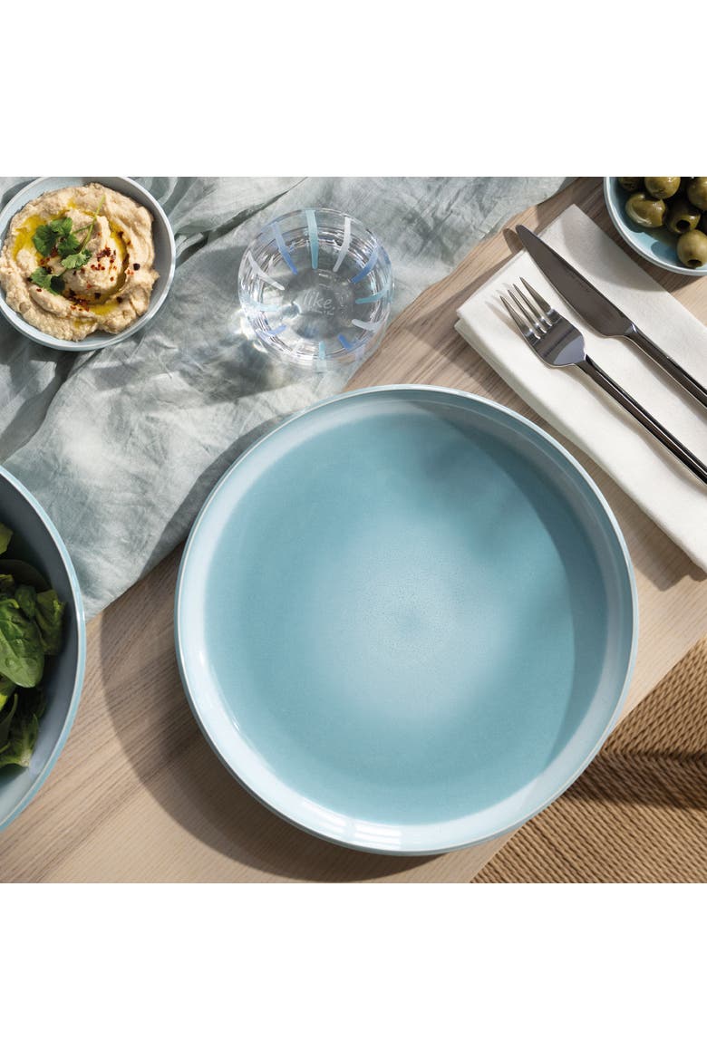 Perlemor Aqua Dinner Plate, Alternate, color, Blue Green