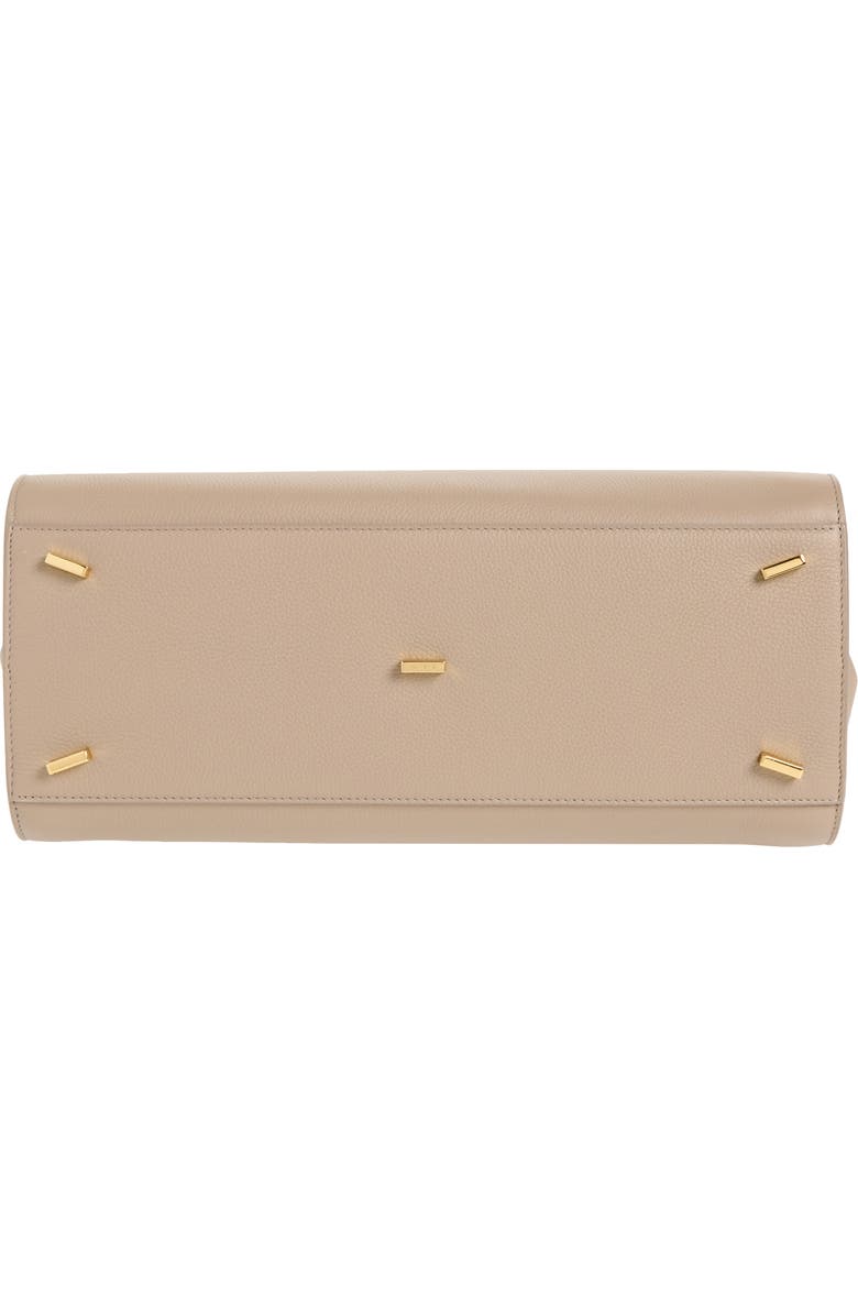 FERRAGAMO Small The Studio Soft Leather Top Handle Bag, Alternate, color, Warm Taupe