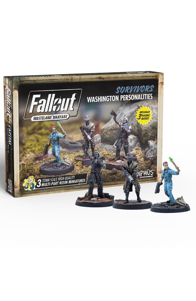 Modiphius Fallout Wasteland Warfare Survivors Washington Personalities, Alternate, color, Multicolored