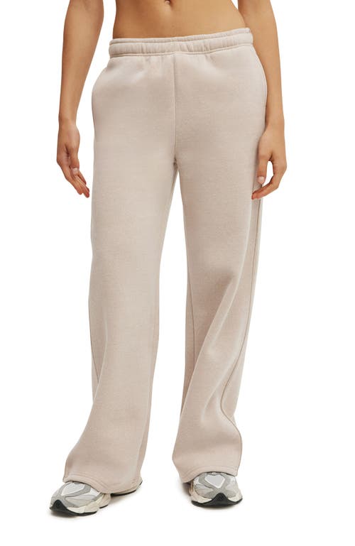 Cotton On Body Active Plush Essential Straight Leg Sweatpant In Brown