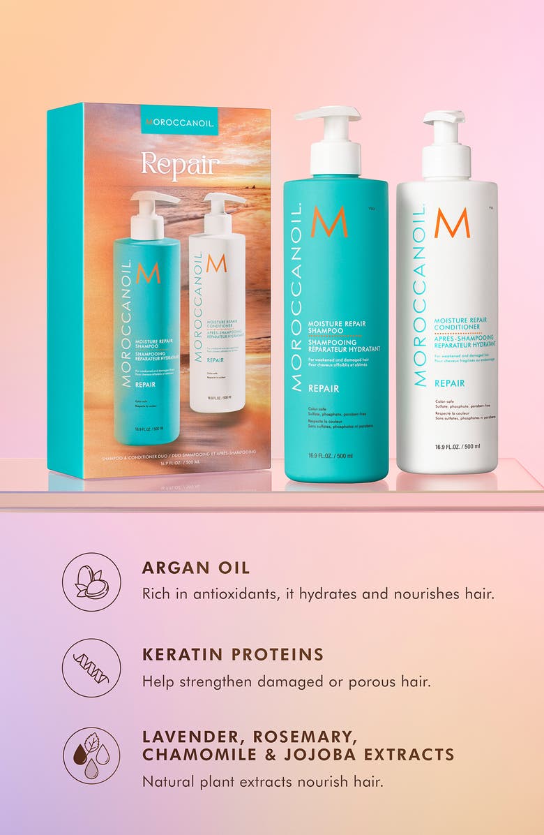 MOROCCANOIL<sup>®</sup> Repair Shampoo & Conditioner Set $108 Value, Alternate, color, 