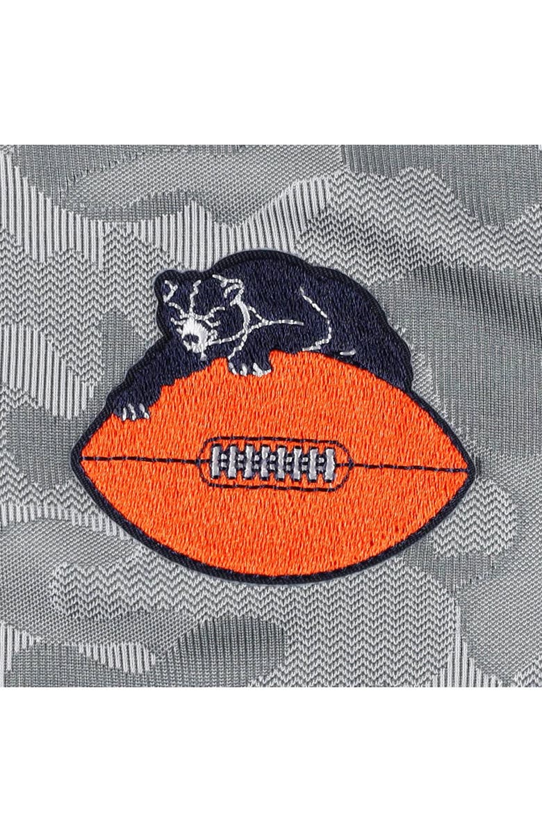 ANTIGUA Men's Antigua Gray Chicago Bears Brigade Throwback Quarter-Zip Top, Alternate, color, Gray