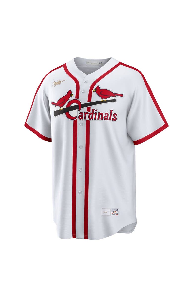 Nike Men's Nike Ozzie Smith White St. Louis Cardinals Home Cooperstown Collection Player Jersey, Alternate, color, White