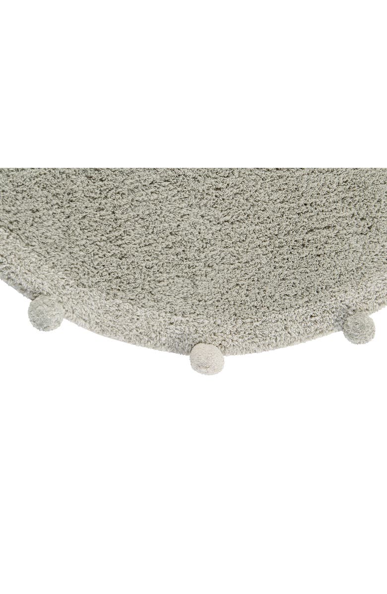 Lorena Canals Bubbly Washable Cotton Area Rug, Alternate, color, Olive Natural