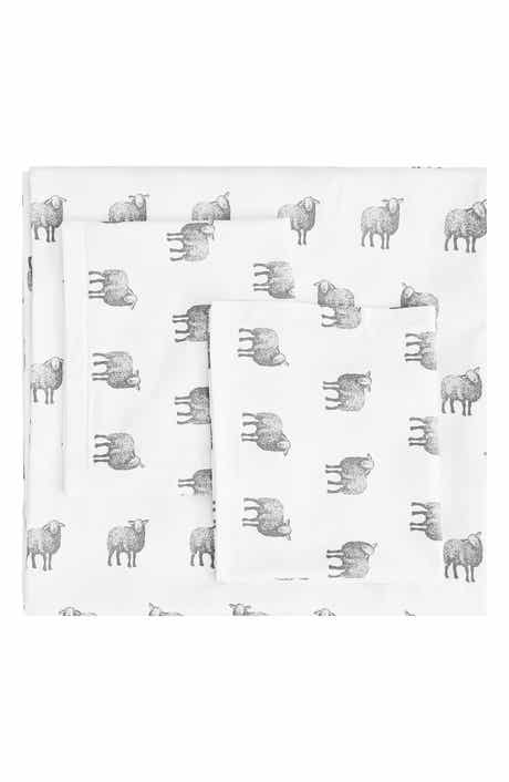 MELANGE HOME Sheep 400 Thread Count Cotton Duvet Set