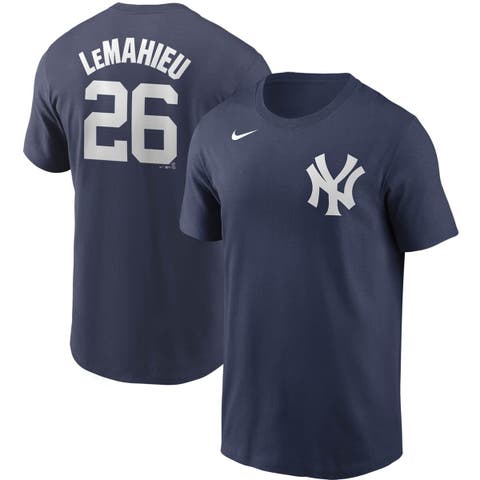Men
s Nike DJ LeMahieu Navy New York Yankees Name 
Number T-Shirt