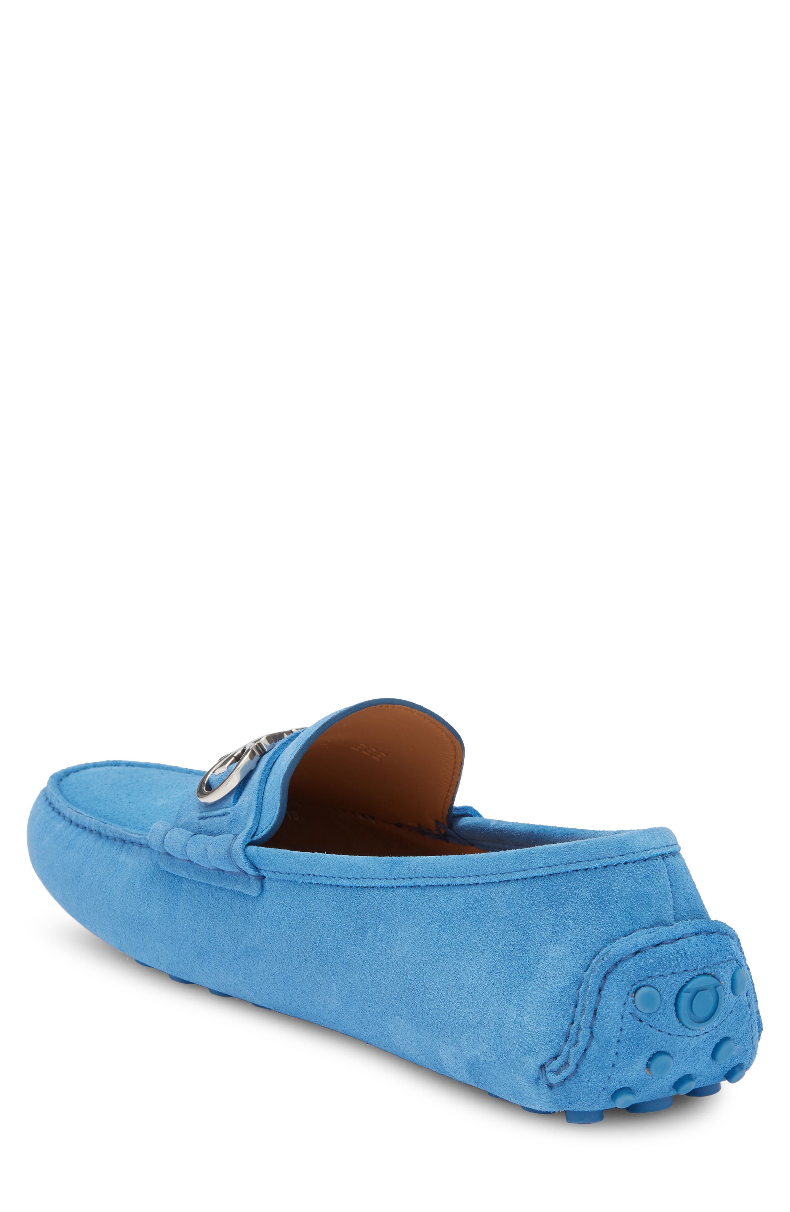 FERRAGAMO Double Gancio Bit Driving Loafer, Alternate, color, 