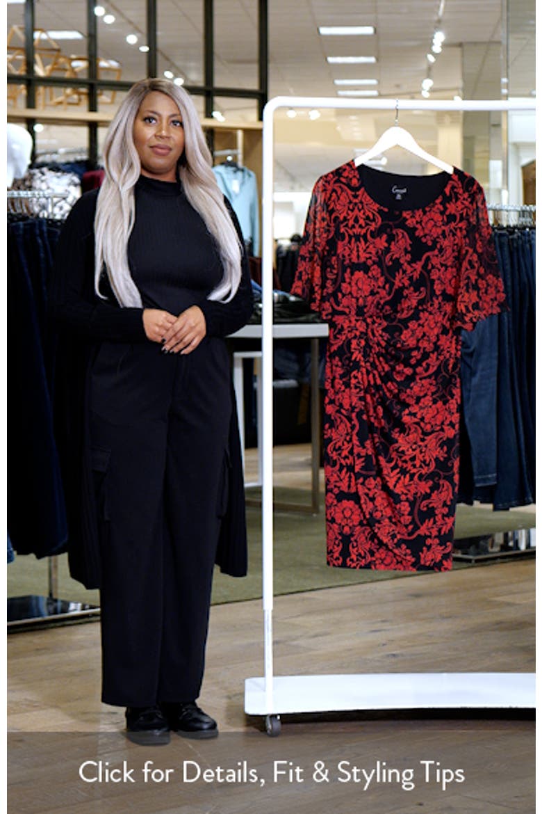Flutter Sleeve Cocktail Dress video