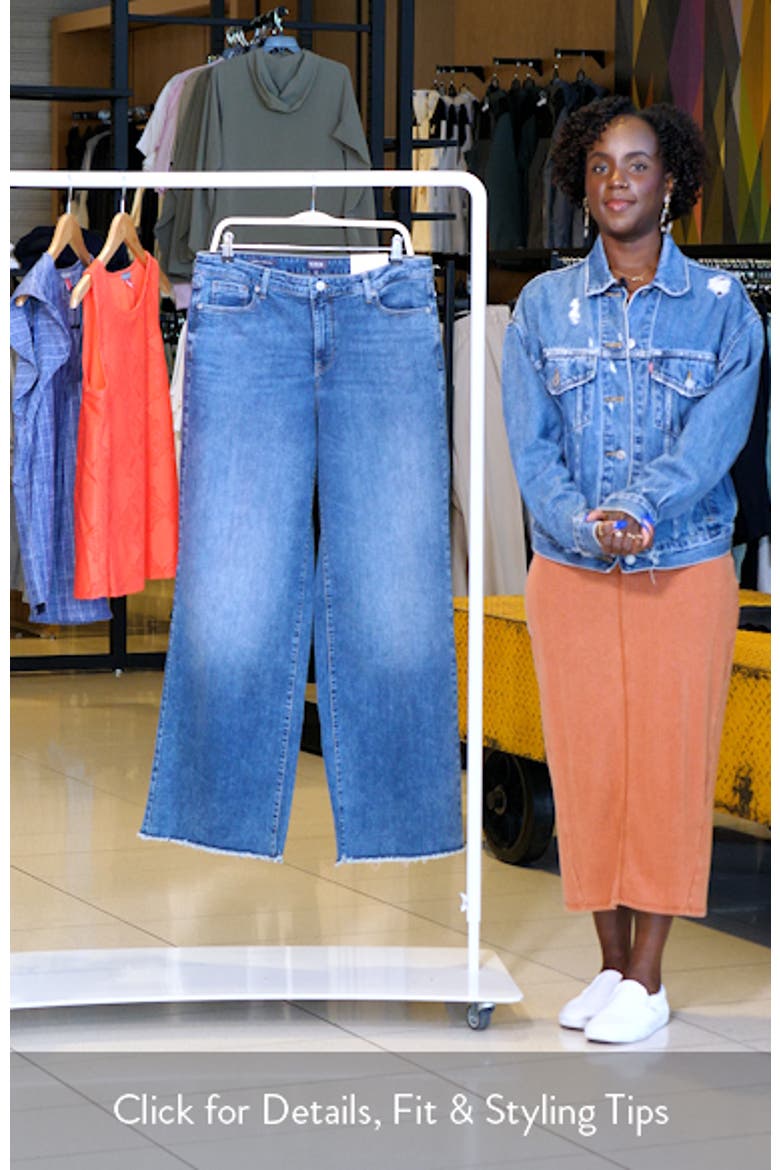 Teresa Frayed Wide Leg Jeans video