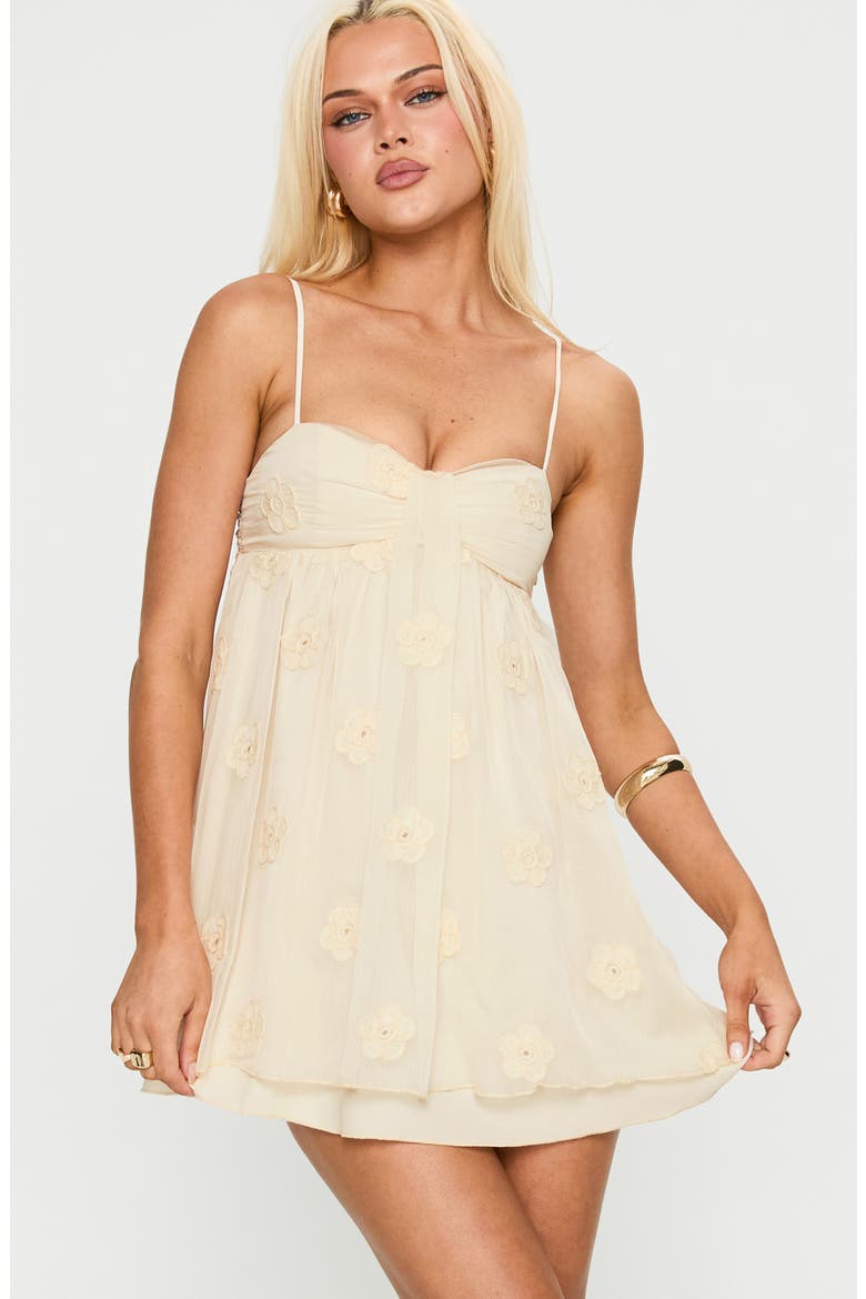 Sparks Fly Sleeveless Minidress, Alternate, color, CREAM