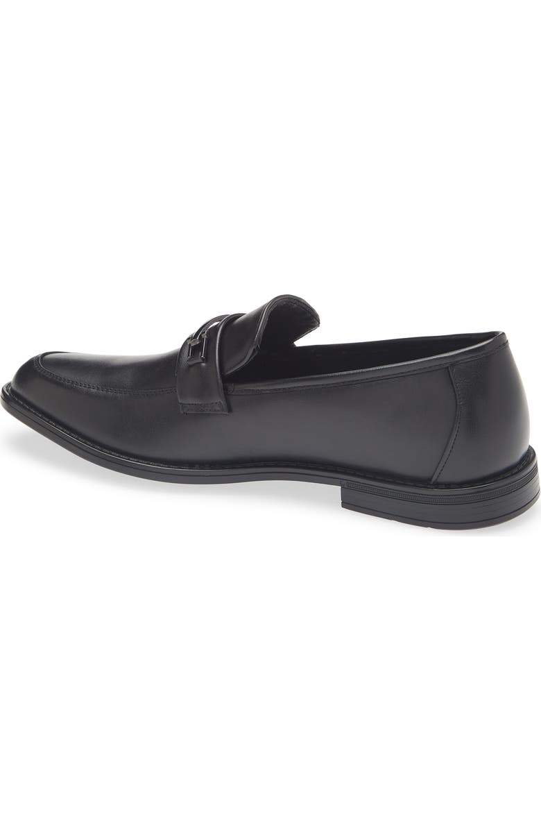 GEOFFREY BEENE Faux Leather Loafer, Alternate, color, Black