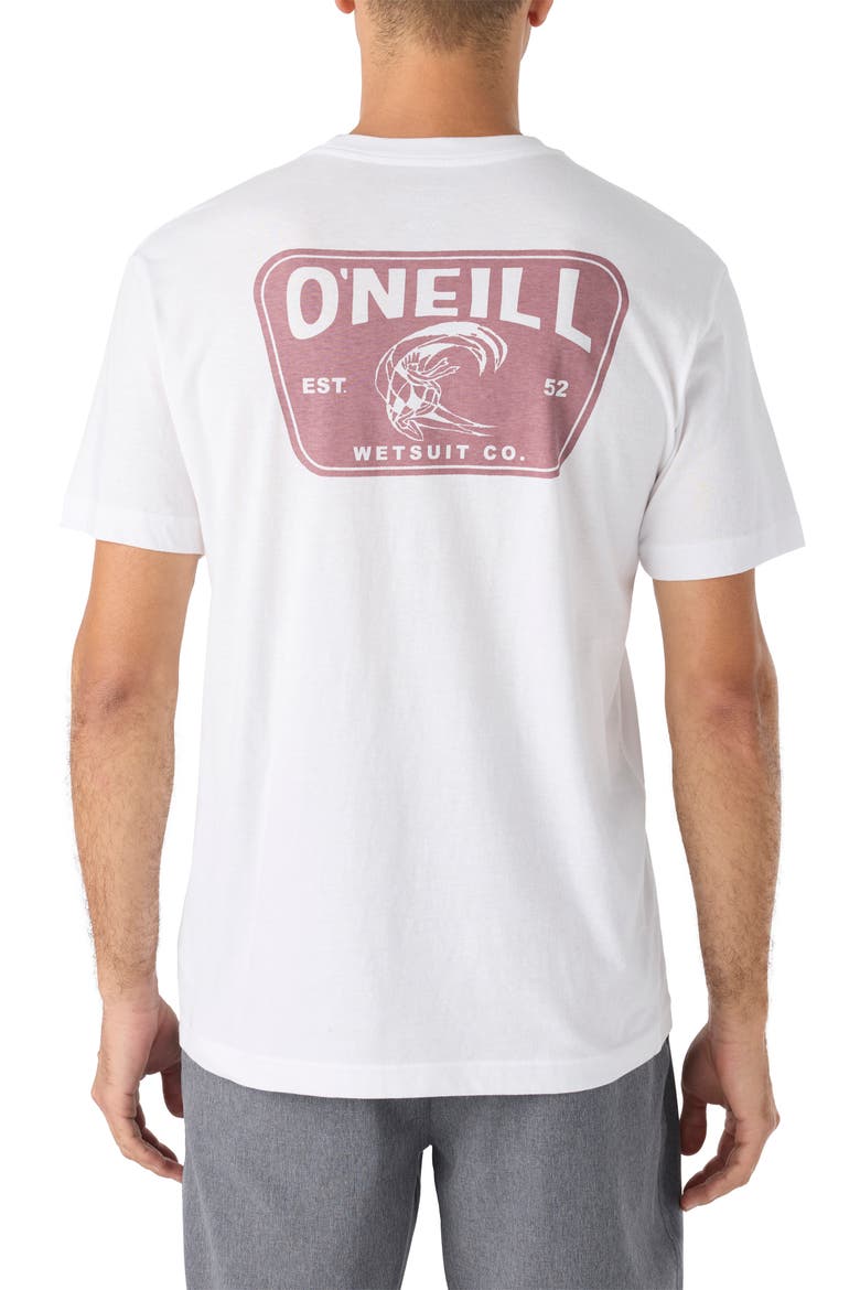 Clean Surf Cotton Graphic T-Shirt, Alternate, color, WHITE