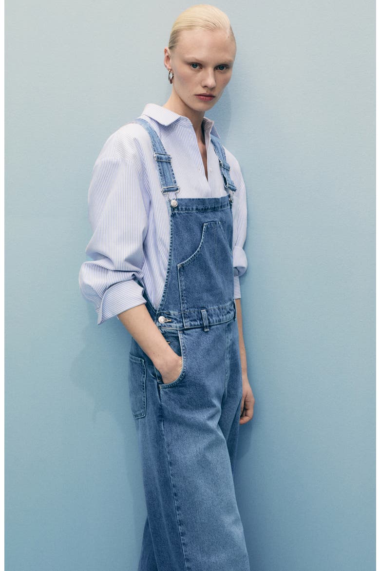 Denim Overalls, Alternate, color, MEDIUM BLUE