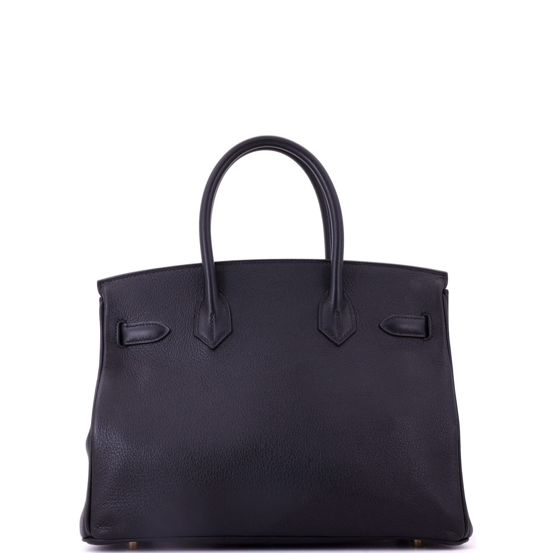 Pre-Owned Hermes Birkin Handbag Black Evercolor with Gold Hardware 30, Alternate, color, Noir