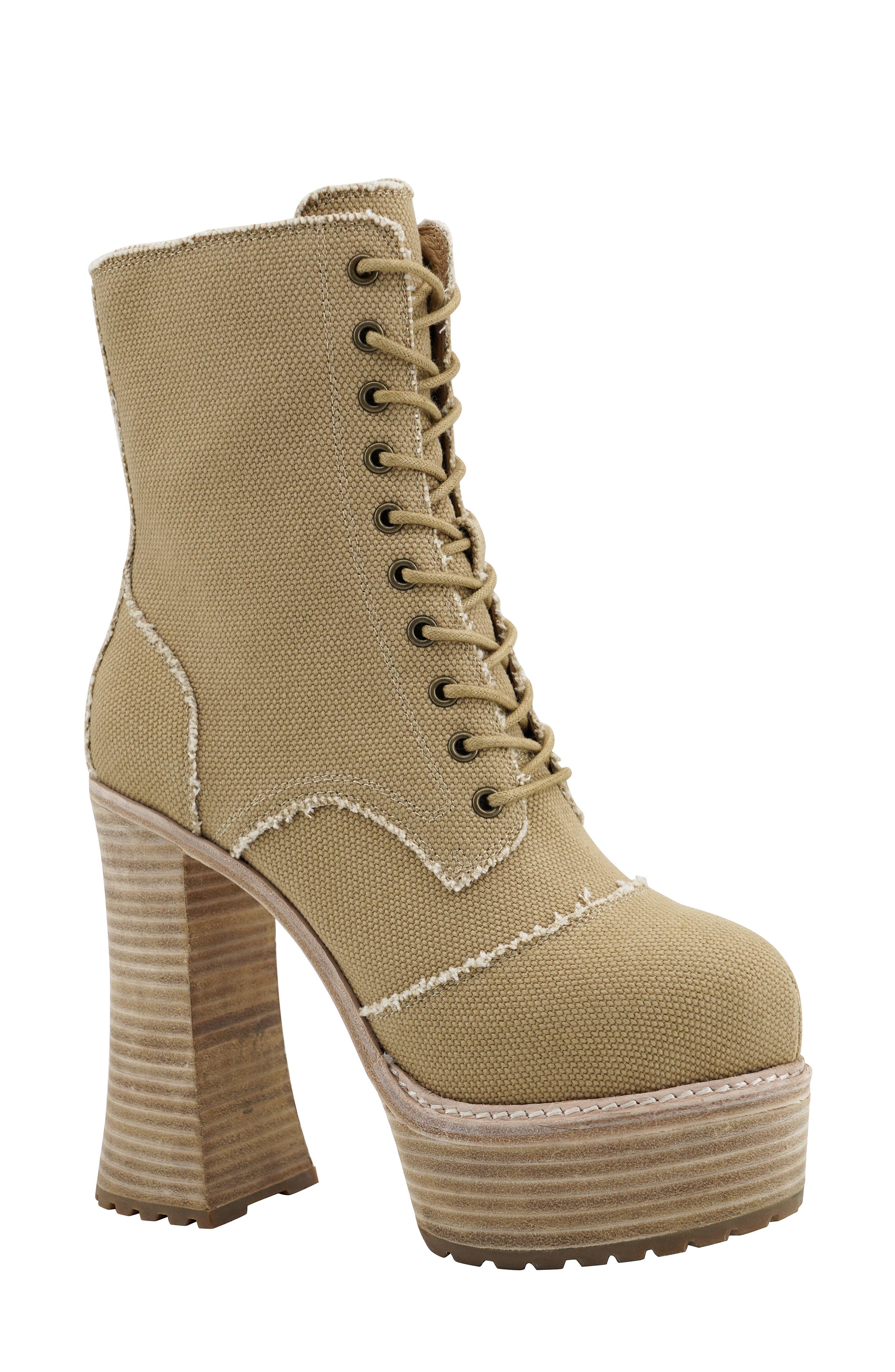 Johanny Platform Bootie, Main, color, NATURAL