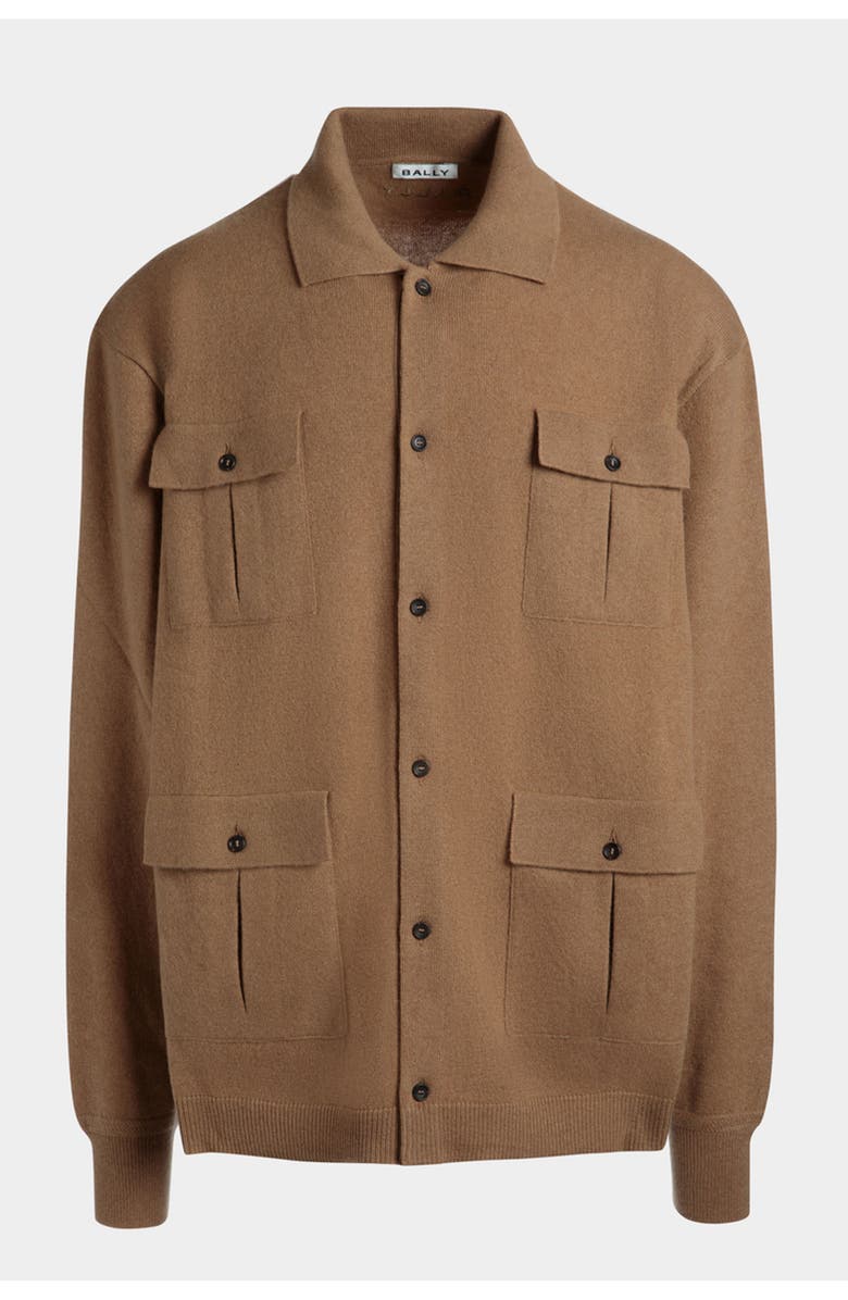 Bally Long Sleeve Shirt With Logo, Main, color, 