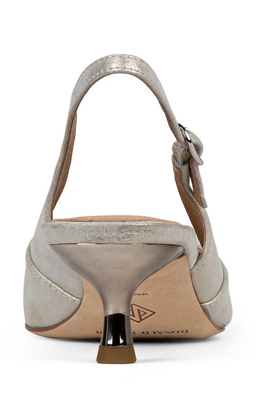 DONALD PLINER DONALD PLINER SODASHI SNAKESKIN EMBOSSED POINTED TOE SLINGBACK PUMP 