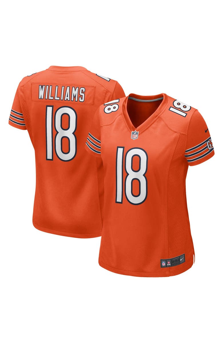 Nike Women's Nike Caleb Williams Orange Chicago Bears Alternate 2024 NFL Draft Game Jersey, Main, color, Orange