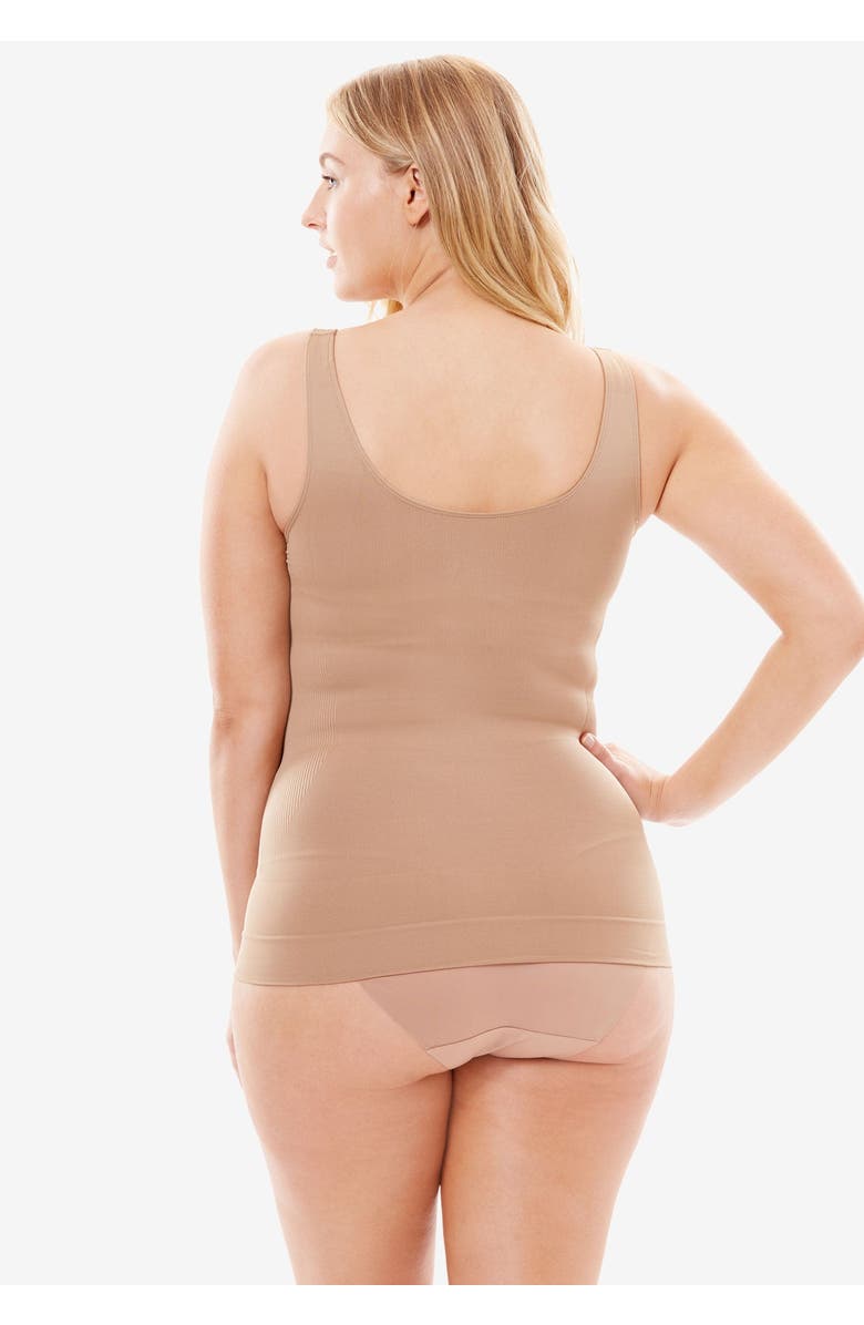 Secret Solutions Instant Shaper Medium Control Seamless Shaping Cami, Alternate, color, Black