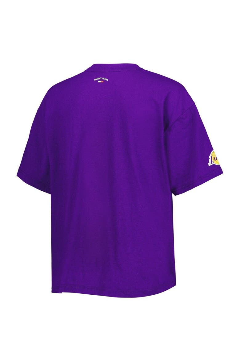 Women's Tommy Jeans Purple Los Angeles Lakers Bianca T-Shirt, Alternate, color, Purple