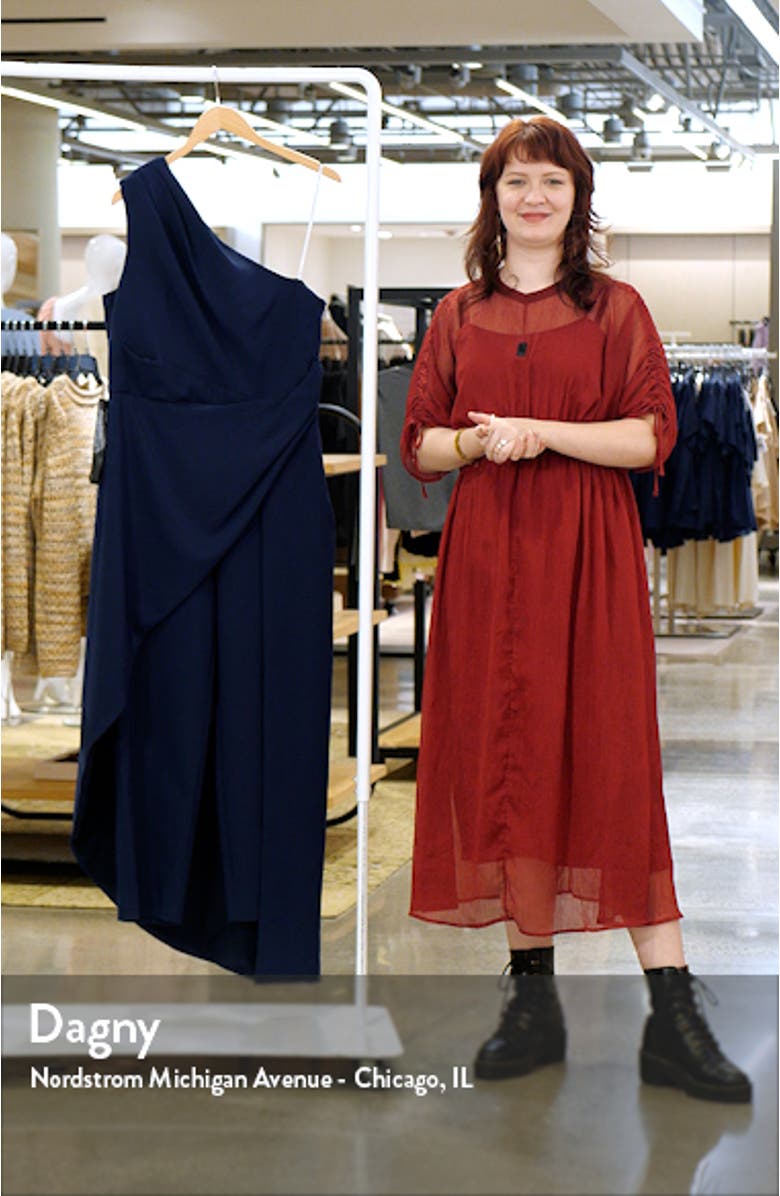 Riley Asymmetric One-Shoulder Jumpsuit, sales video thumbnail