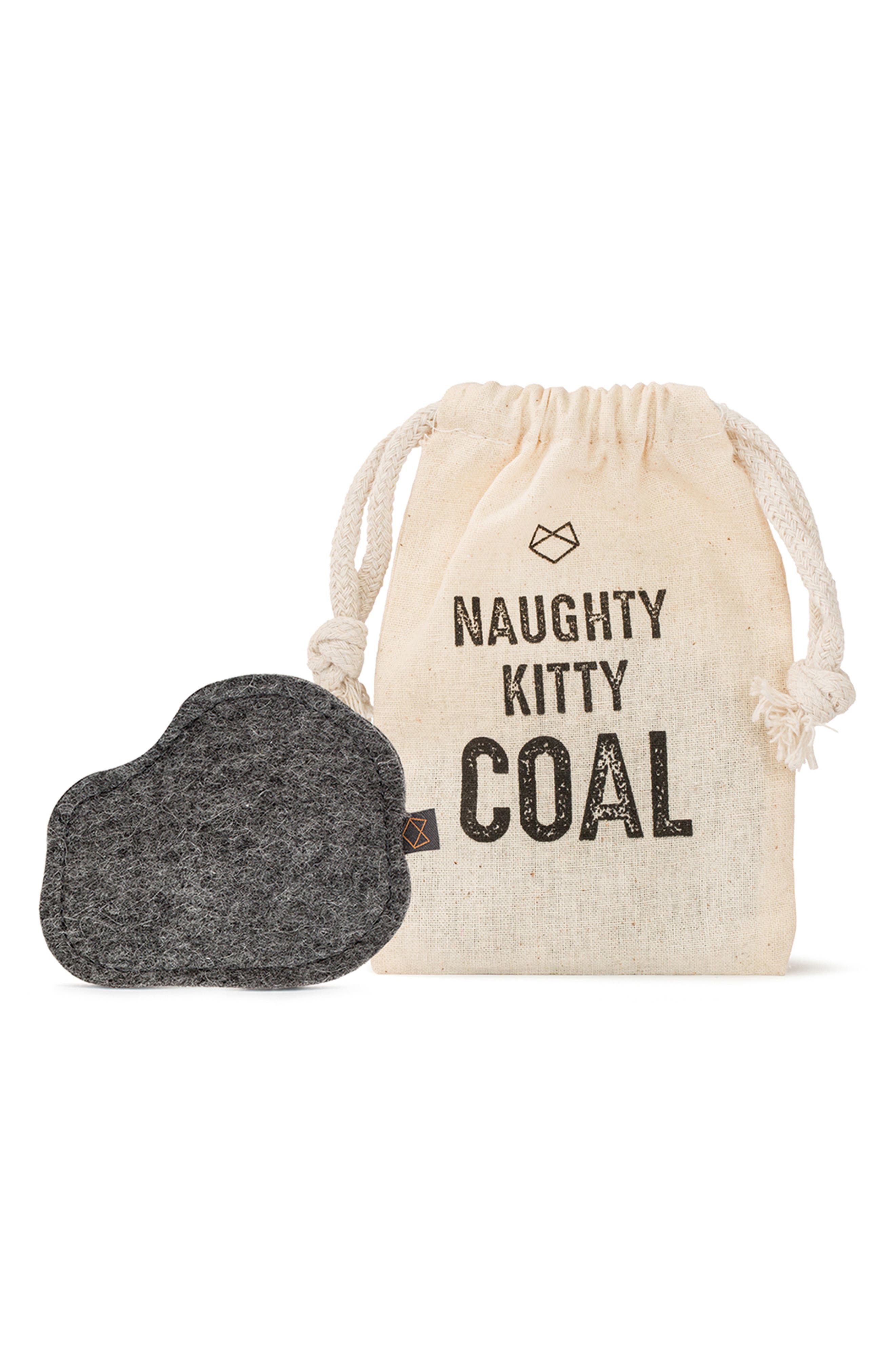 MODERNBEAST Naughty Kitty Coal Catnip Toy 