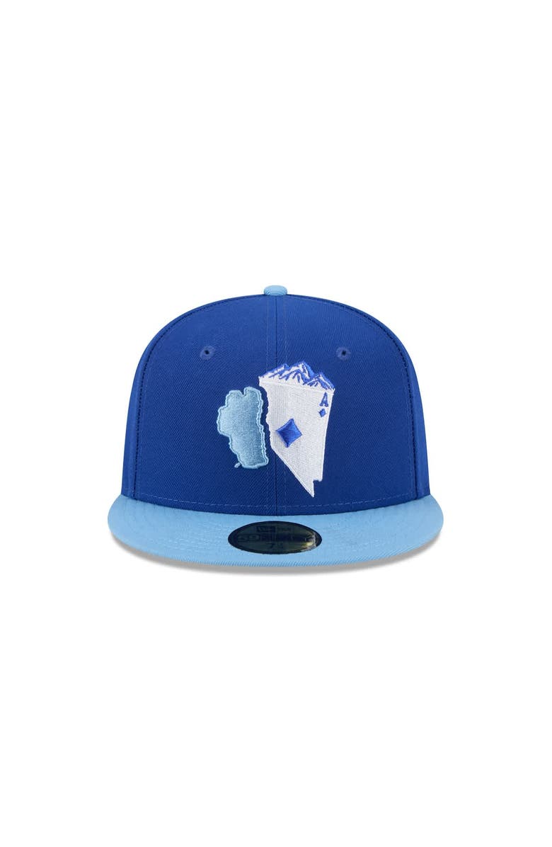 New Era Men's New Era Blue Reno Aces Theme Nights 59FIFTY Fitted Hat, Alternate, color,