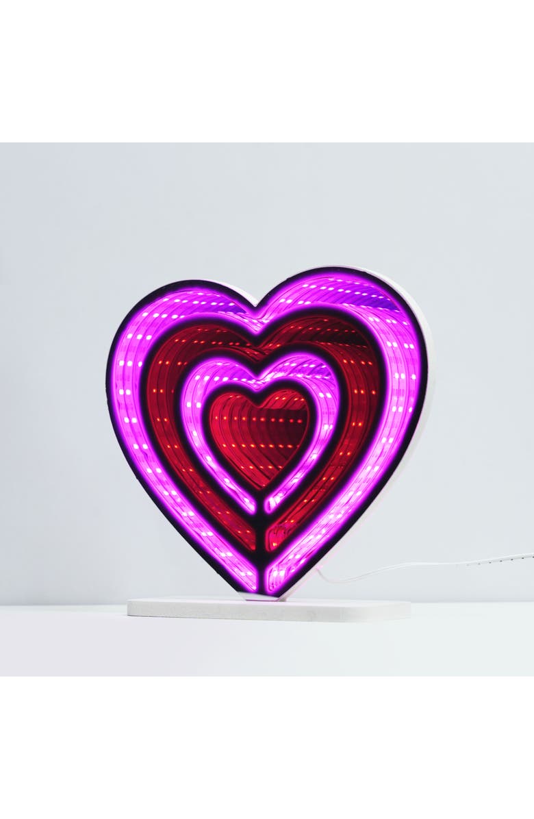 TREND TECH Neon Art Infinity Lights Wall & Desk Sign, Main, color, Heart