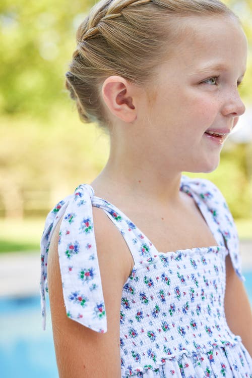 Little English Kids' Isabel Dress In Blue