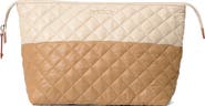 MZ Wallace Large Zoey Quilted Nylon Clutch