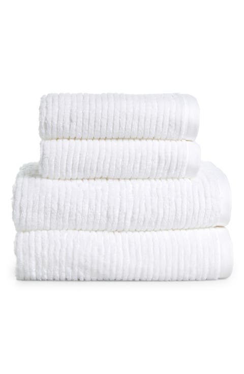 4-Piece Cotton & Modal Blend Towel Set