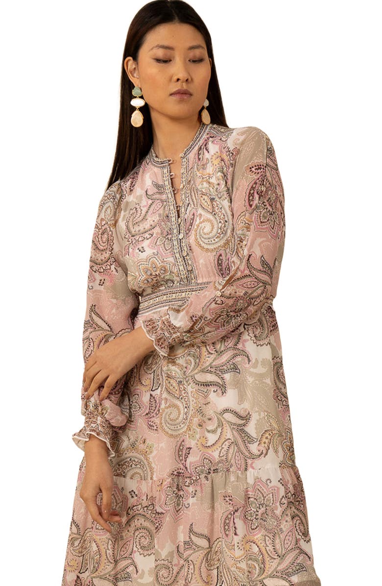 Hale Bob Shelby Chiffon Long Dress, Alternate, color,