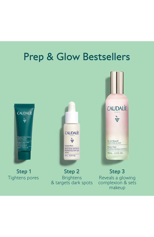 Caudalíe Prep & Glow Bestsellers Set $85 Value In Transparent