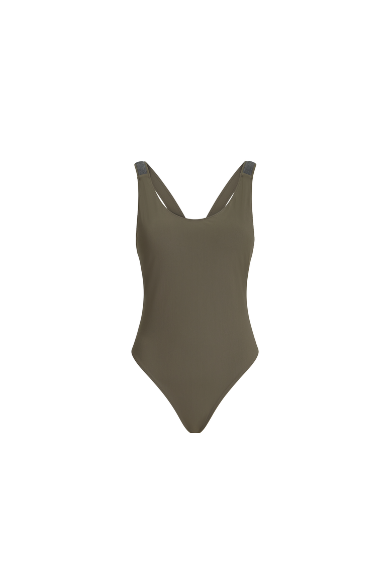 One-piece swimsuit, Alternate, color, Military