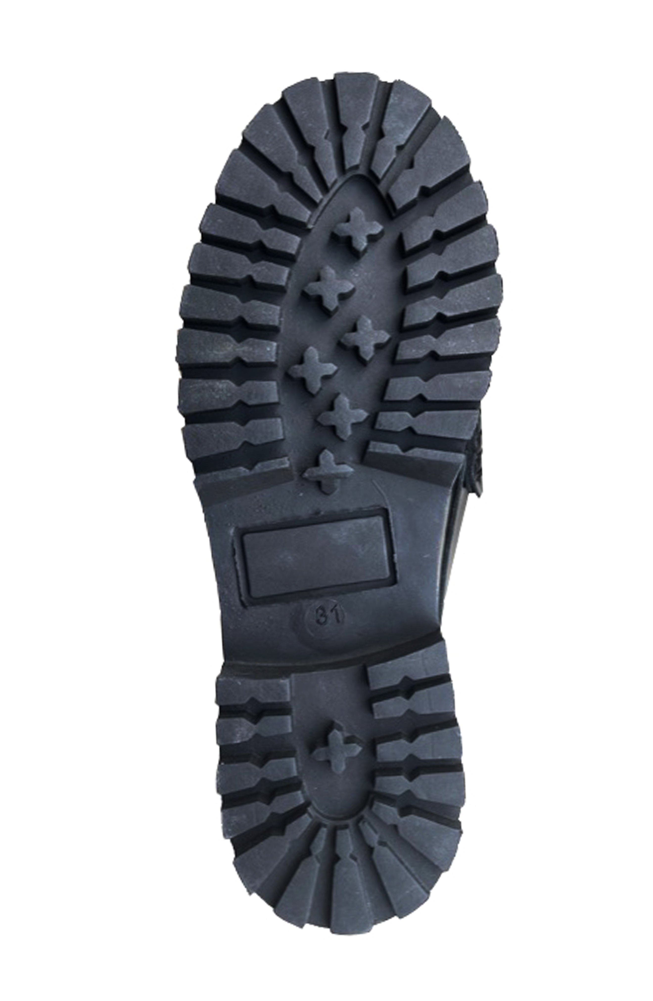 Nicki Kids Loafer, Alternate, color, Black Patent