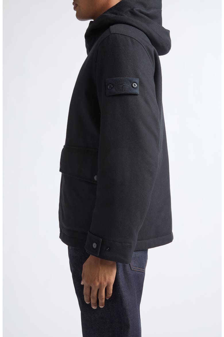 Wool Short Parka, Alternate, color, V0020 NAVY BLUE
