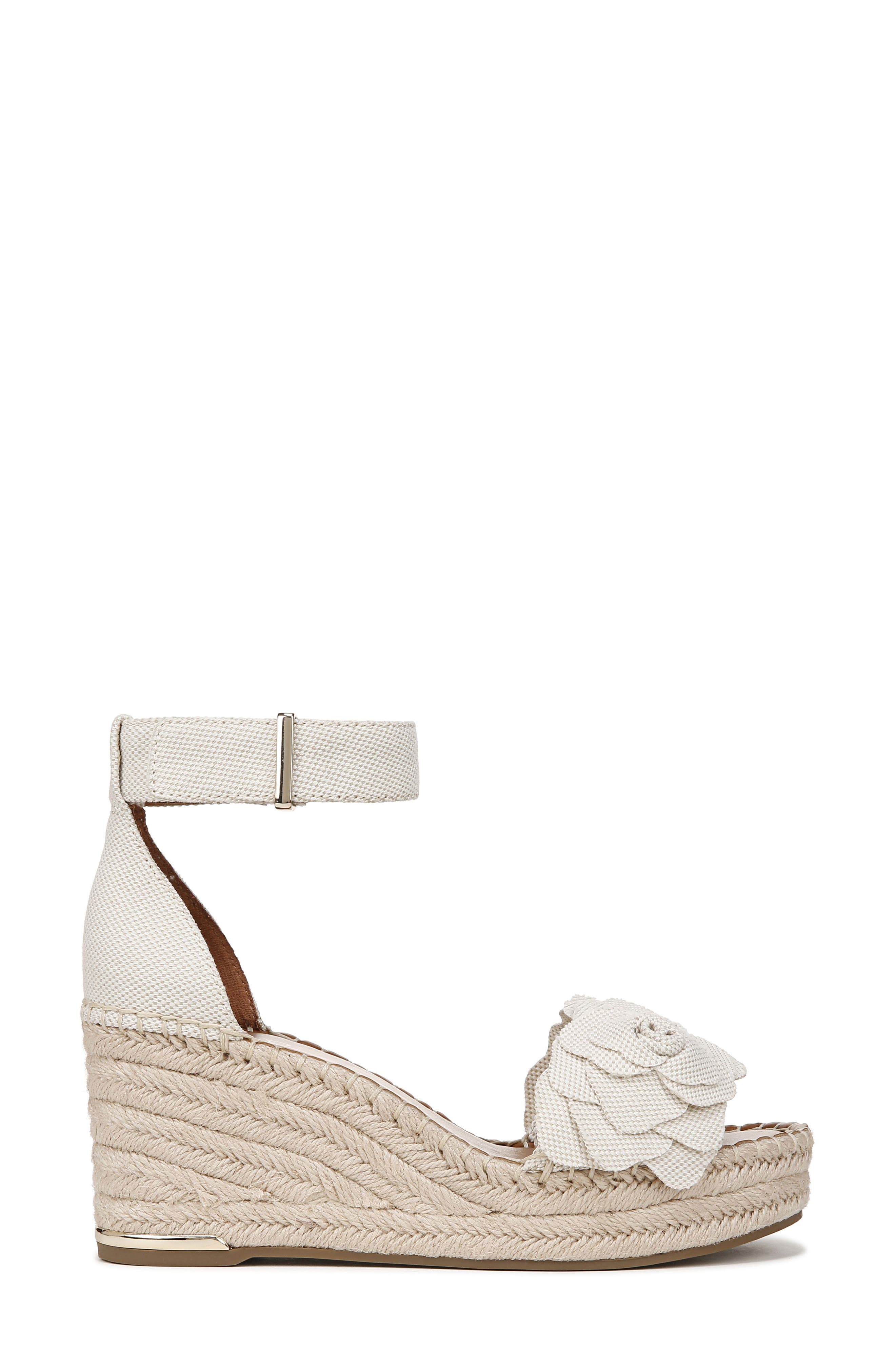 Franco Sarto Clemens Ankle Strap Platform Wedge Espadrille Sandal, Alternate, color, 