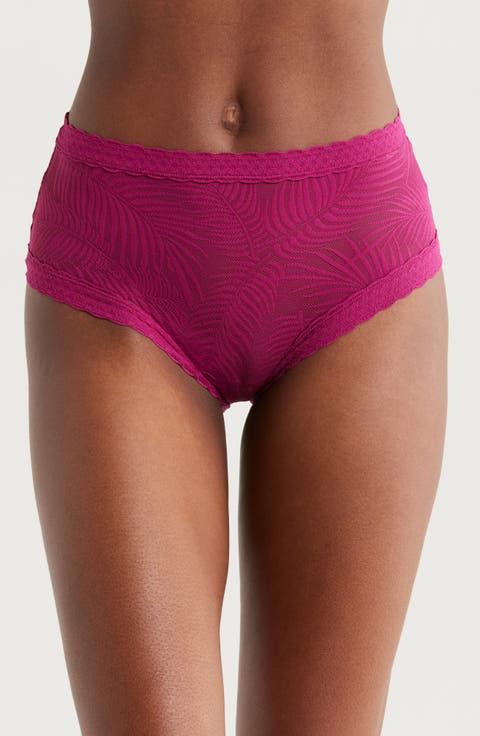 Allover Lace High Waist Briefs
