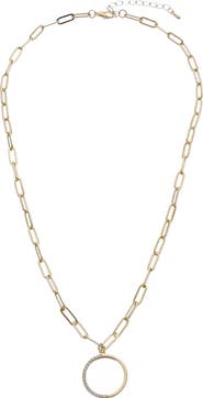 Juvell Circular Pendant Necklace