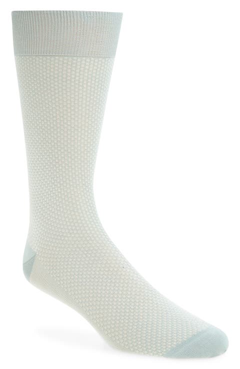 Cotton Jacquard Dress Socks
