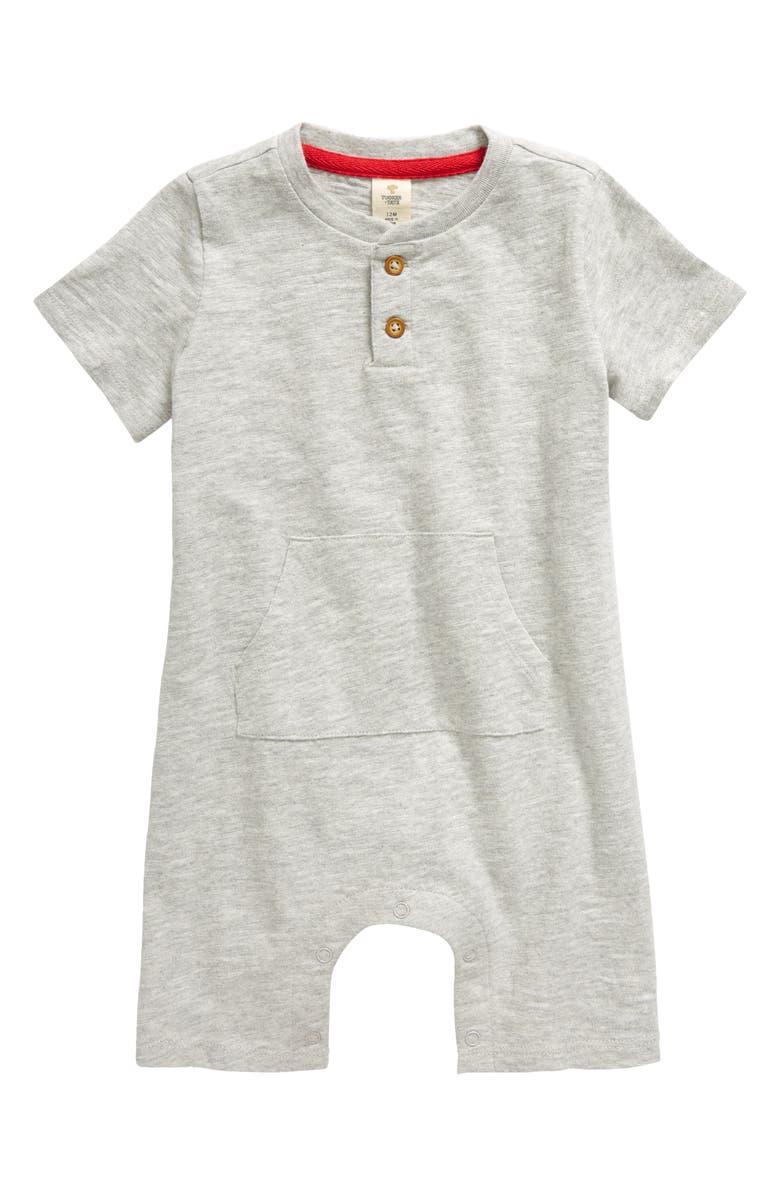 Tucker + Tate Henley Pocket Romper, Main, color, 