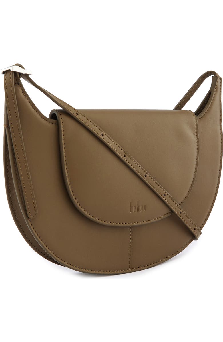 behno Nadia Leather Crossbody Bag, Alternate, color, Palm