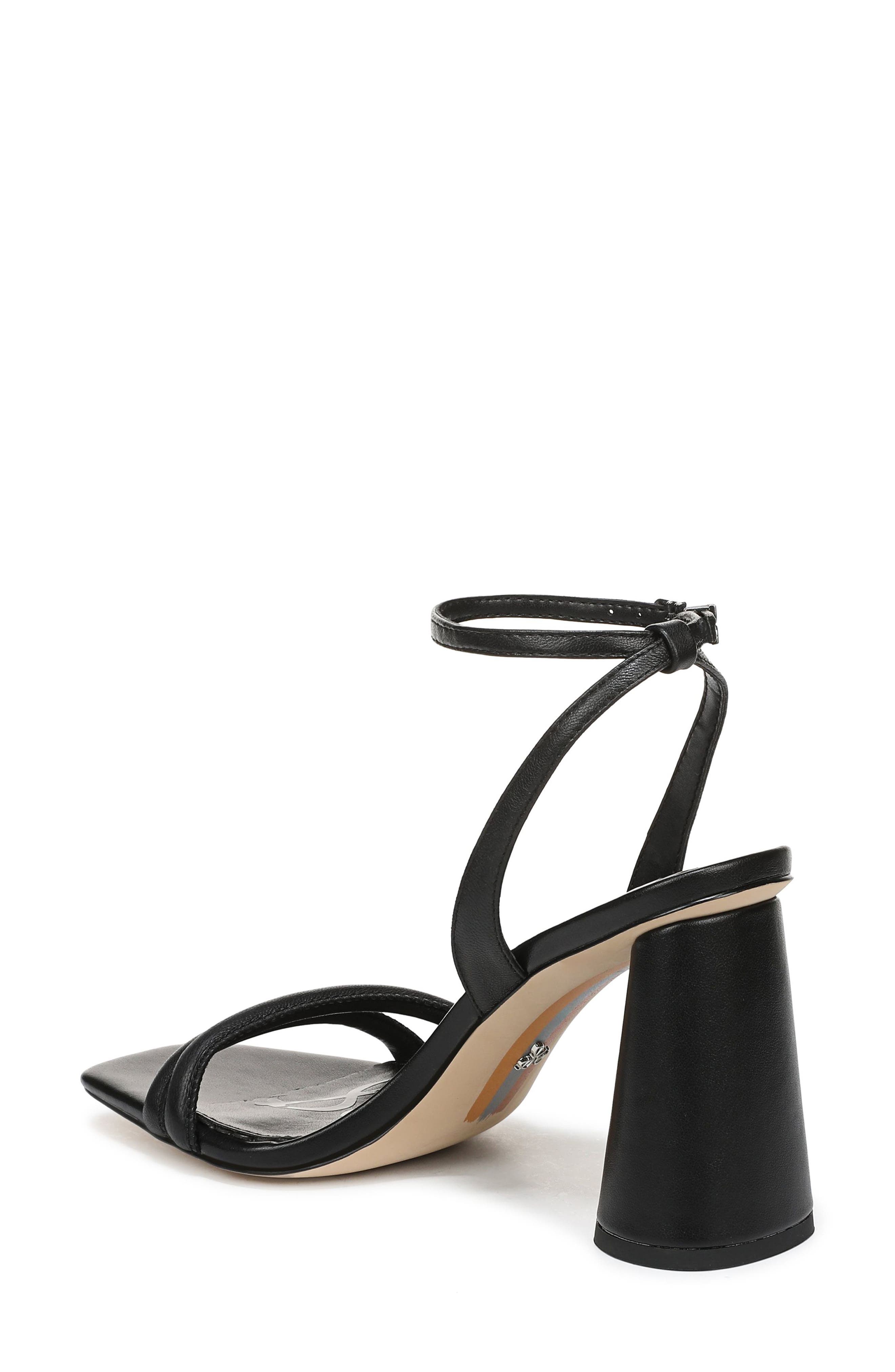 Sam Edelman Kia Block Heel Ankle Strap Sandal, Alternate, color, Black