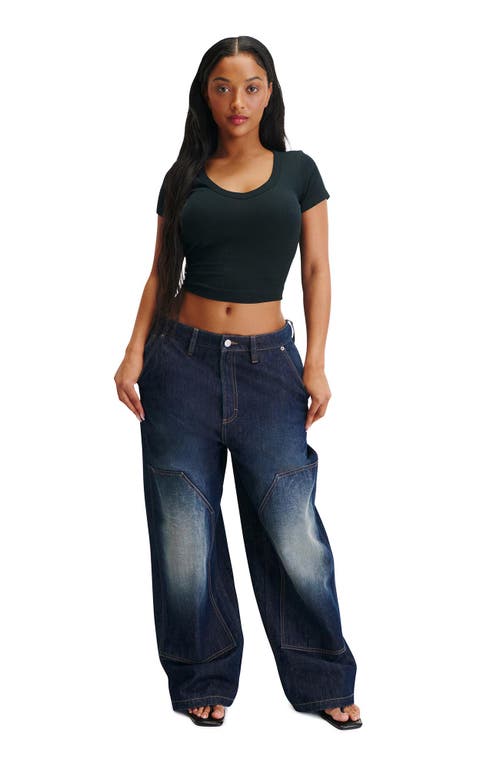 Cotton On Curvy Boyfriend Super Baggy Jean In Black