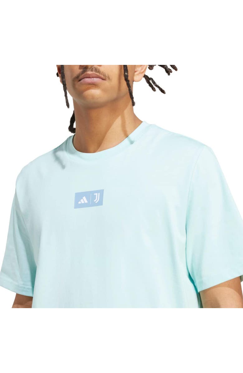 adidas Men's adidas Aqua Juventus Jersey Hook T-Shirt, Alternate, color, Aqua